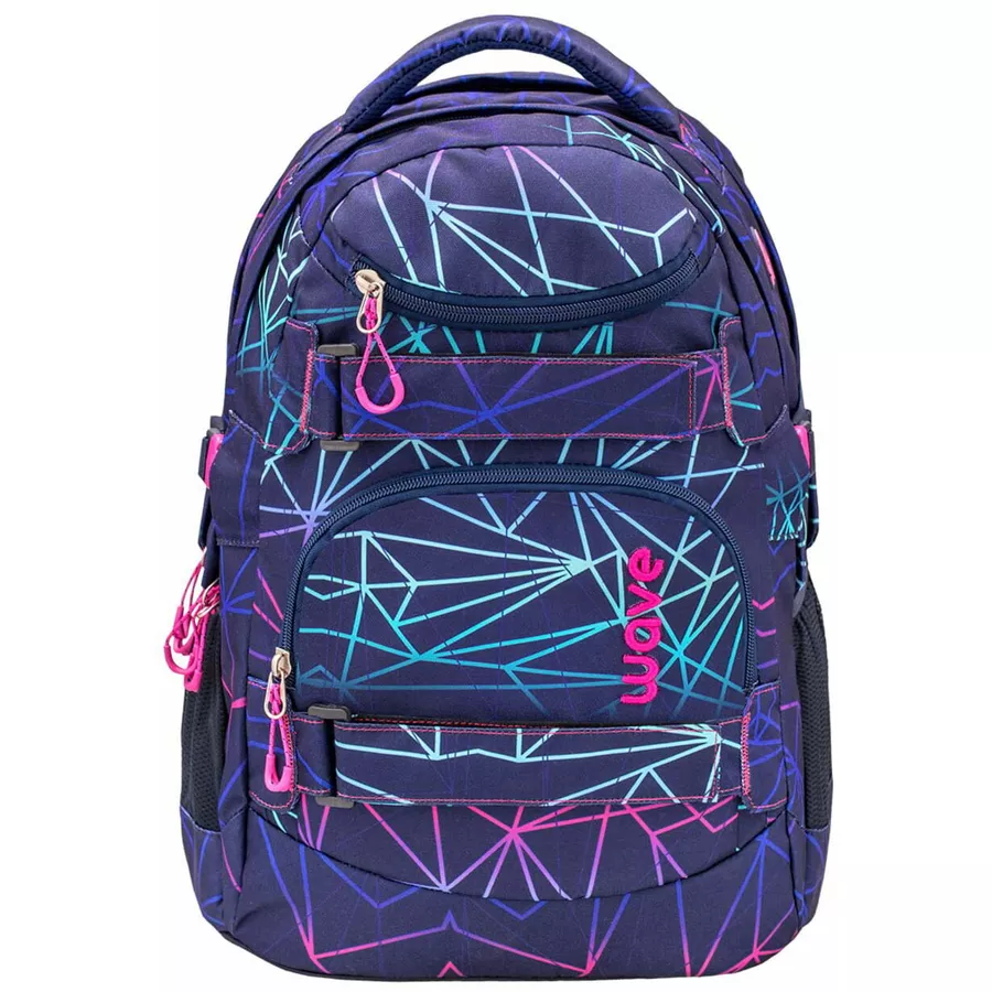 WAVE Rucksack Infinity Stripes Purple