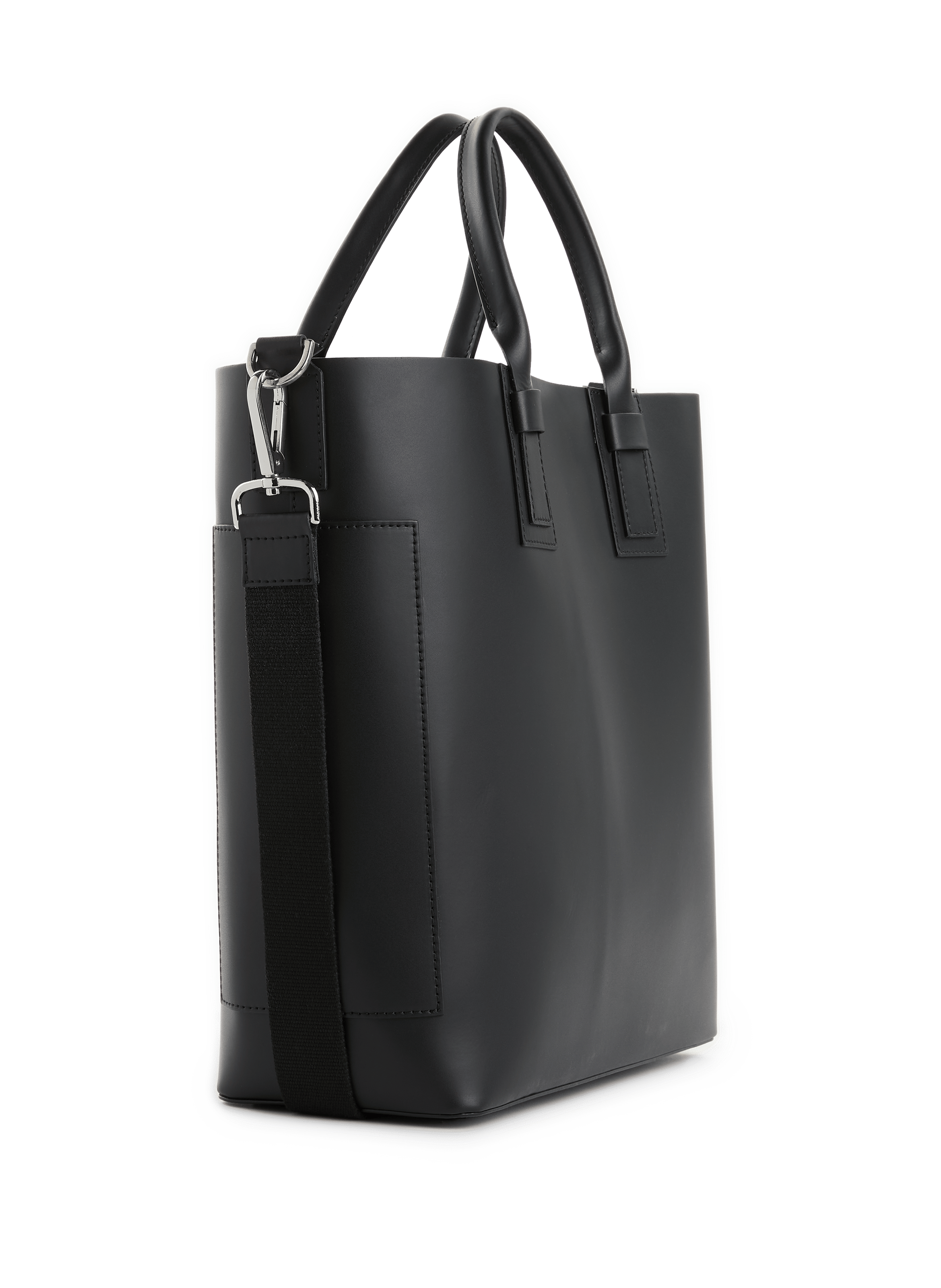 Sac cabas en cuir | Noir
