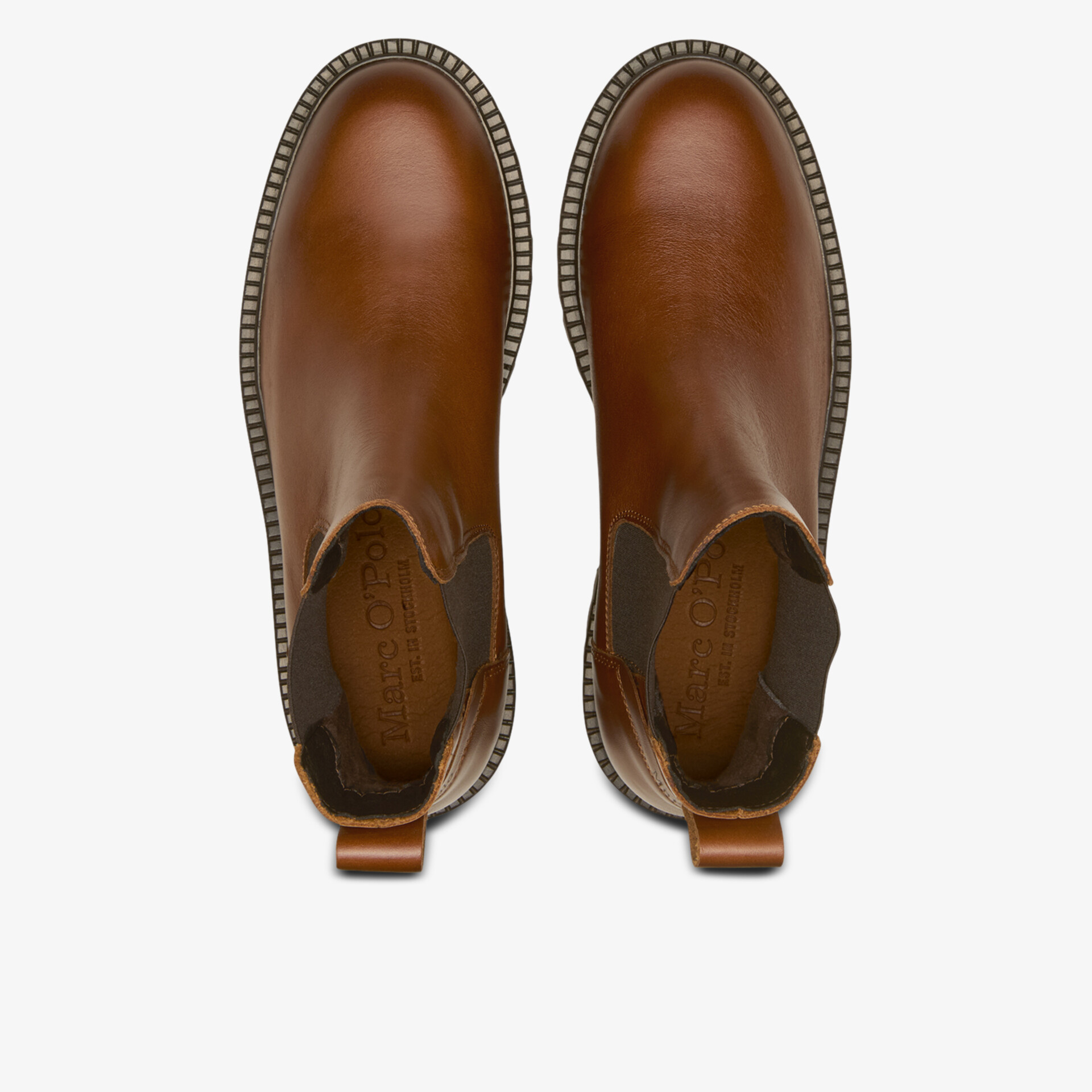 Marc O´Polo Damen Chelsea Boots braun