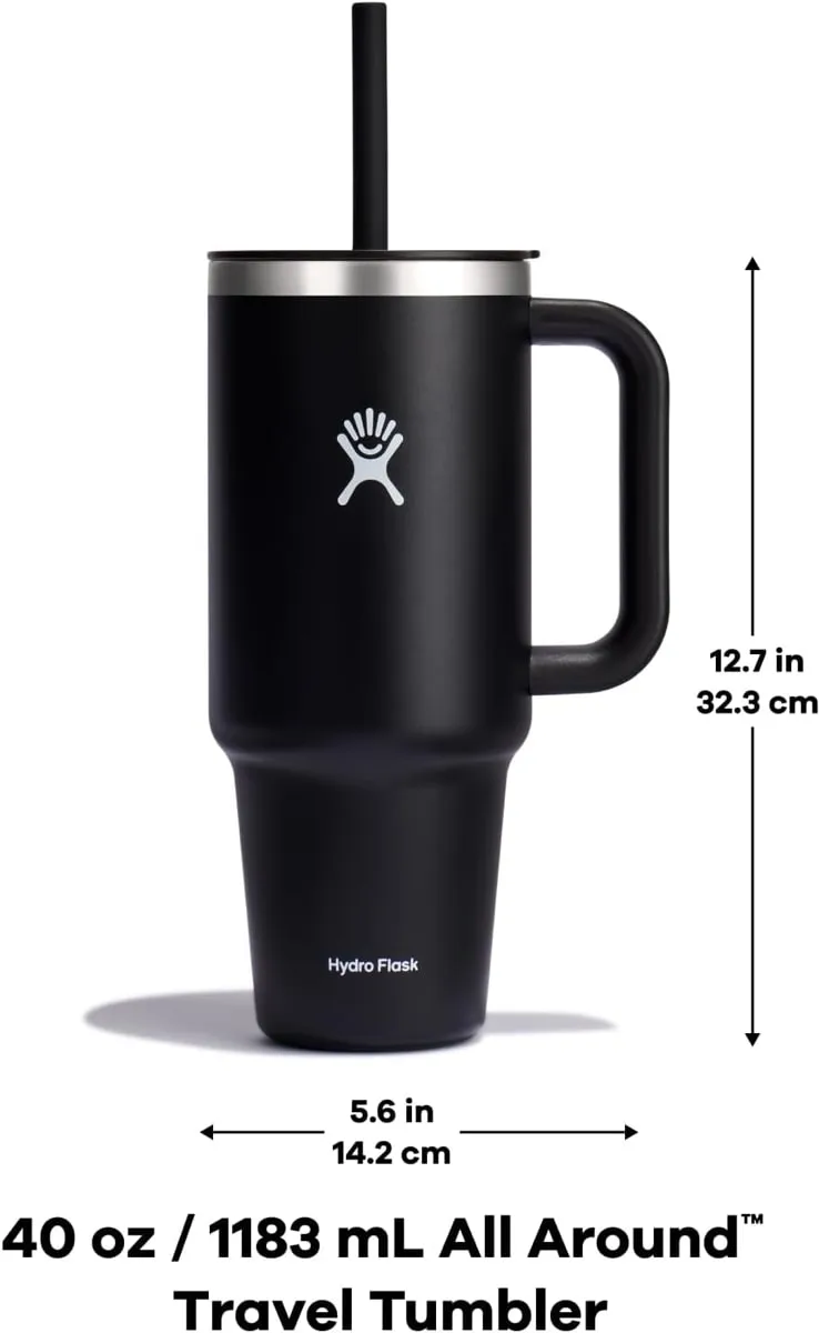 Hydro Flask All Around Travel Tumbler 40oz (1180ml) Black