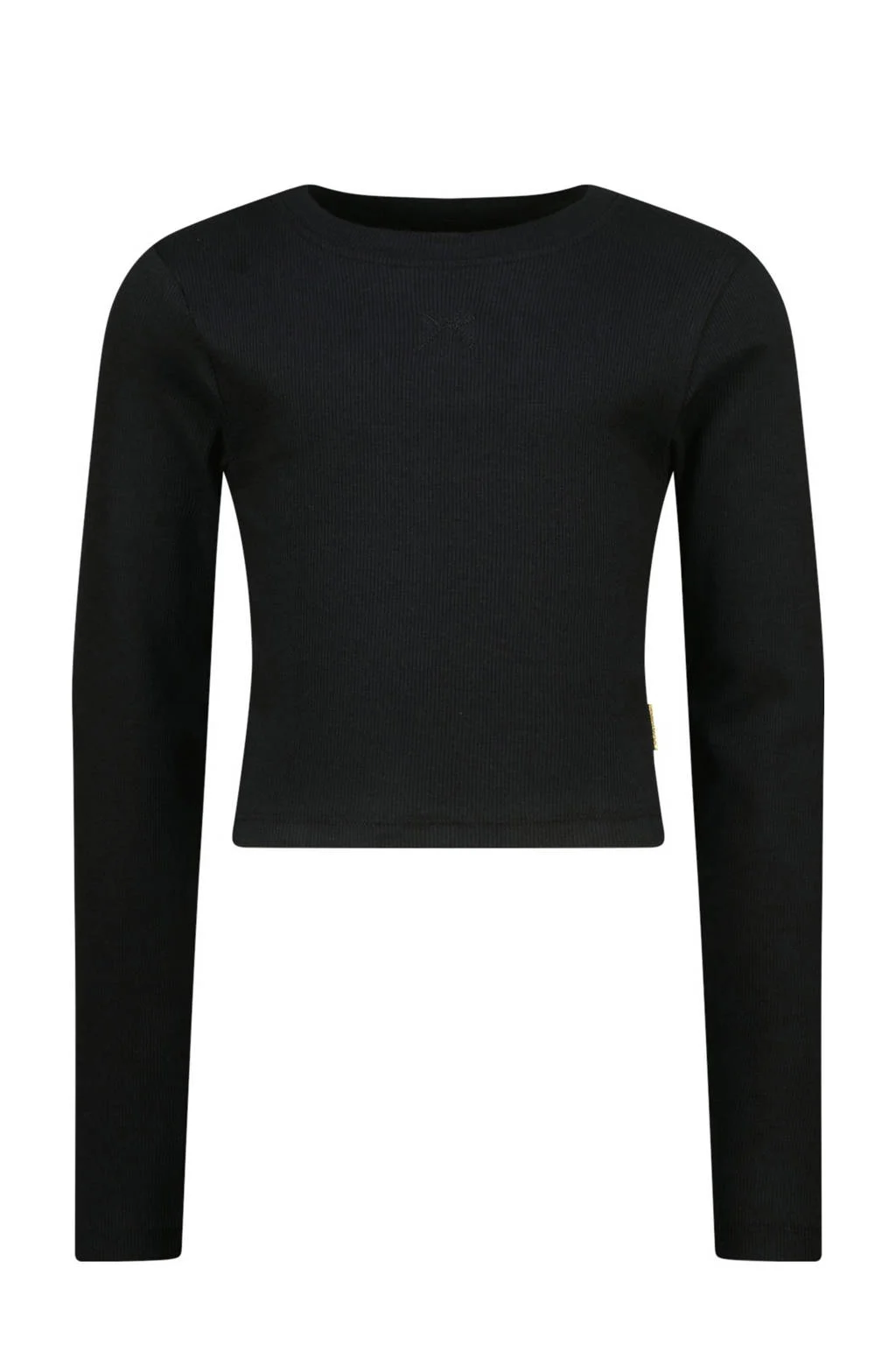 Vingino longsleeve zwart rib gebreid