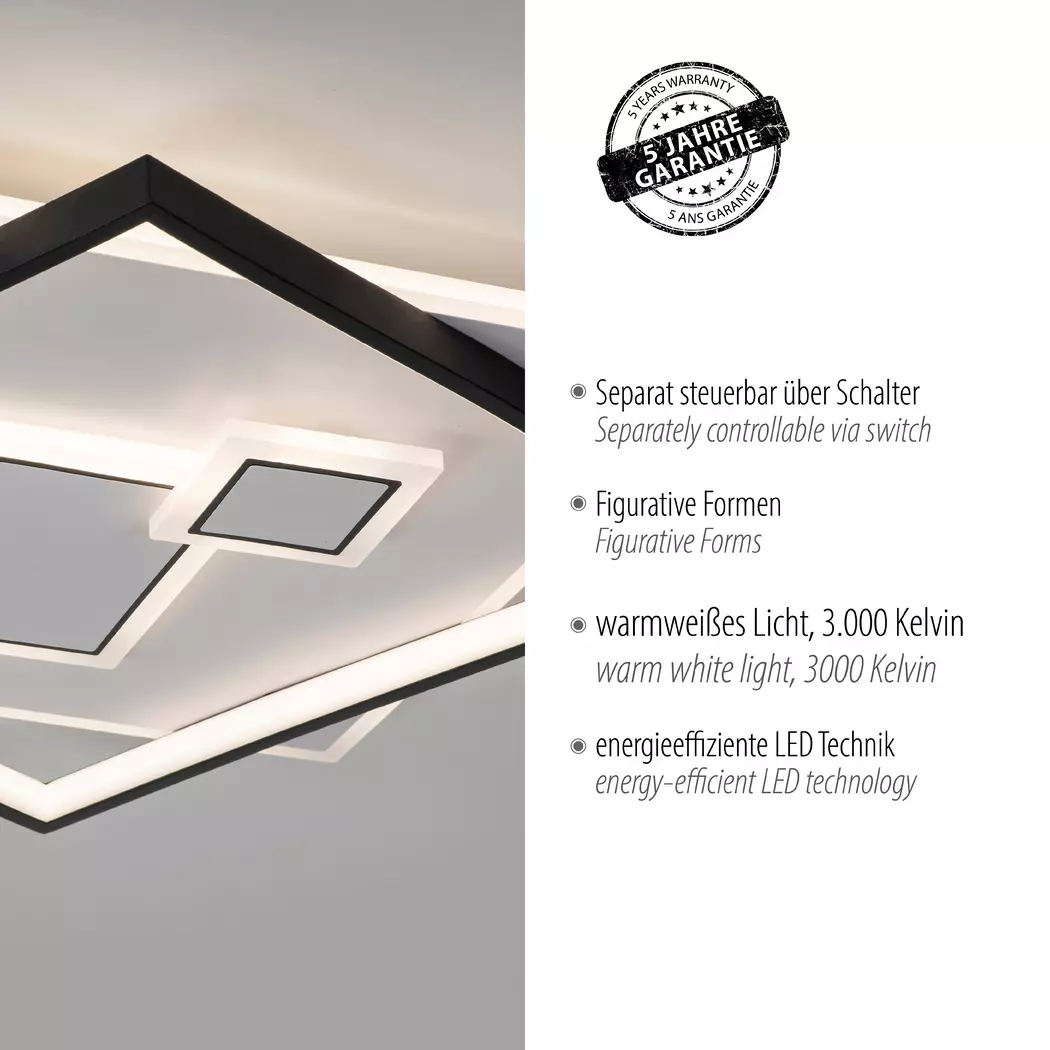 LED-Deckenleuchte Mailak