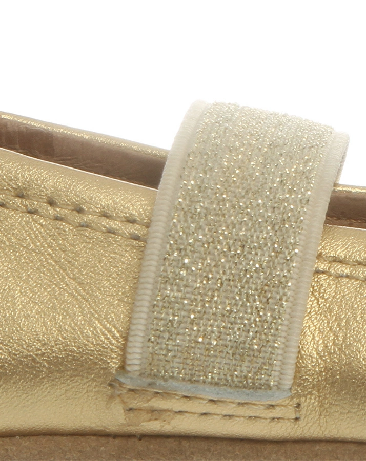 Spangen-Hausschuhe BALLET in gold (Größe: 25)