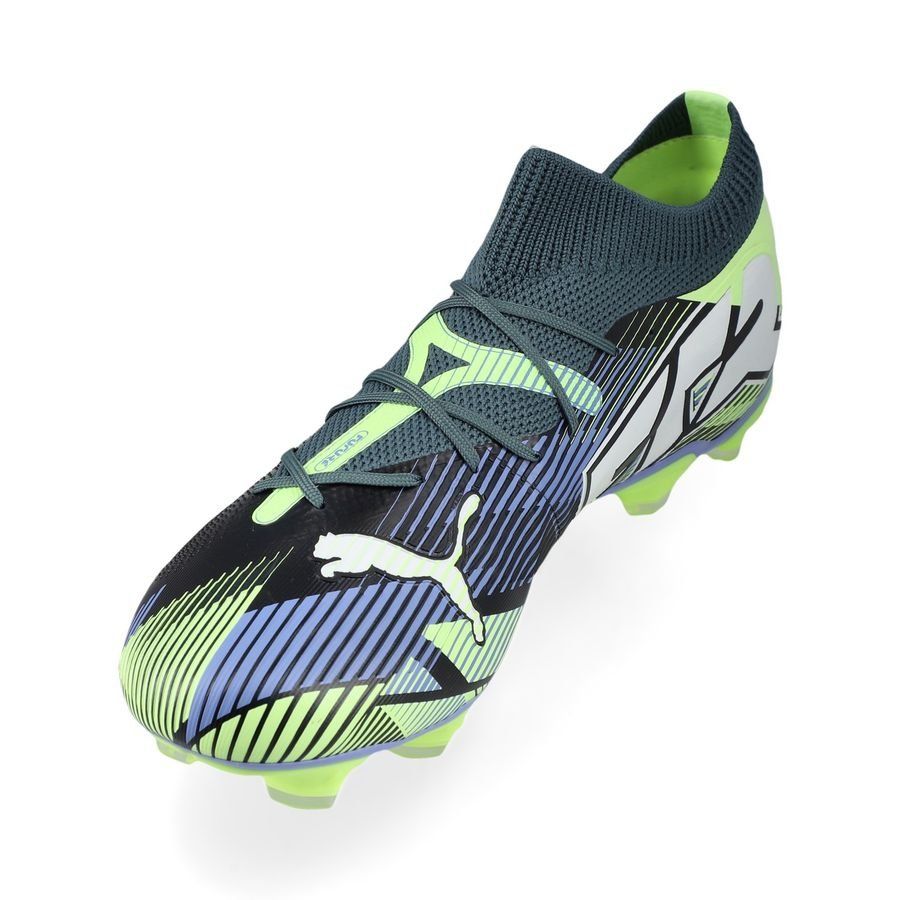 PUMA Future 7 Match FG/AG Lights Out - Gray Skies/Blanc/Fizzy Apple