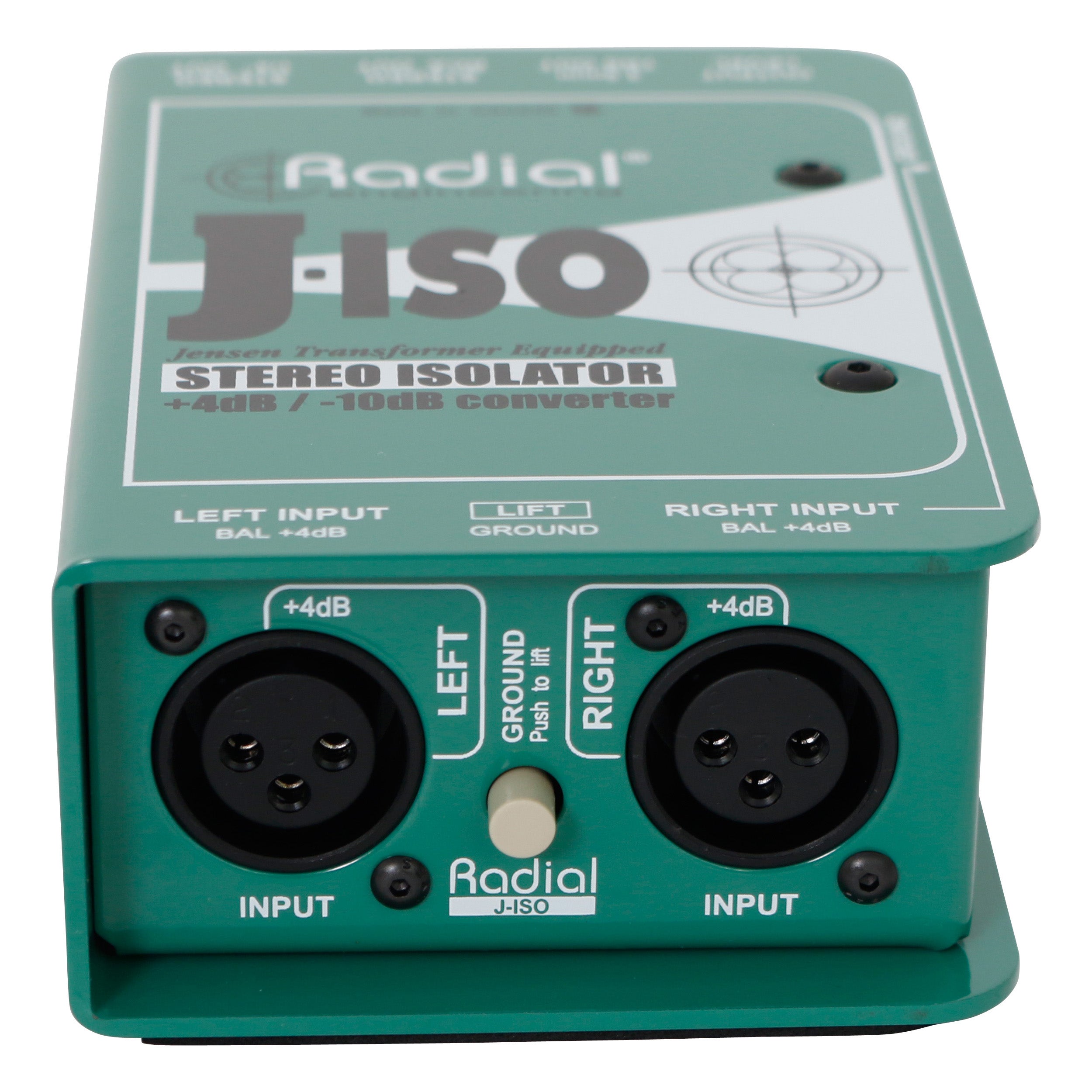 Radial J-Iso stereo line isolator/converter