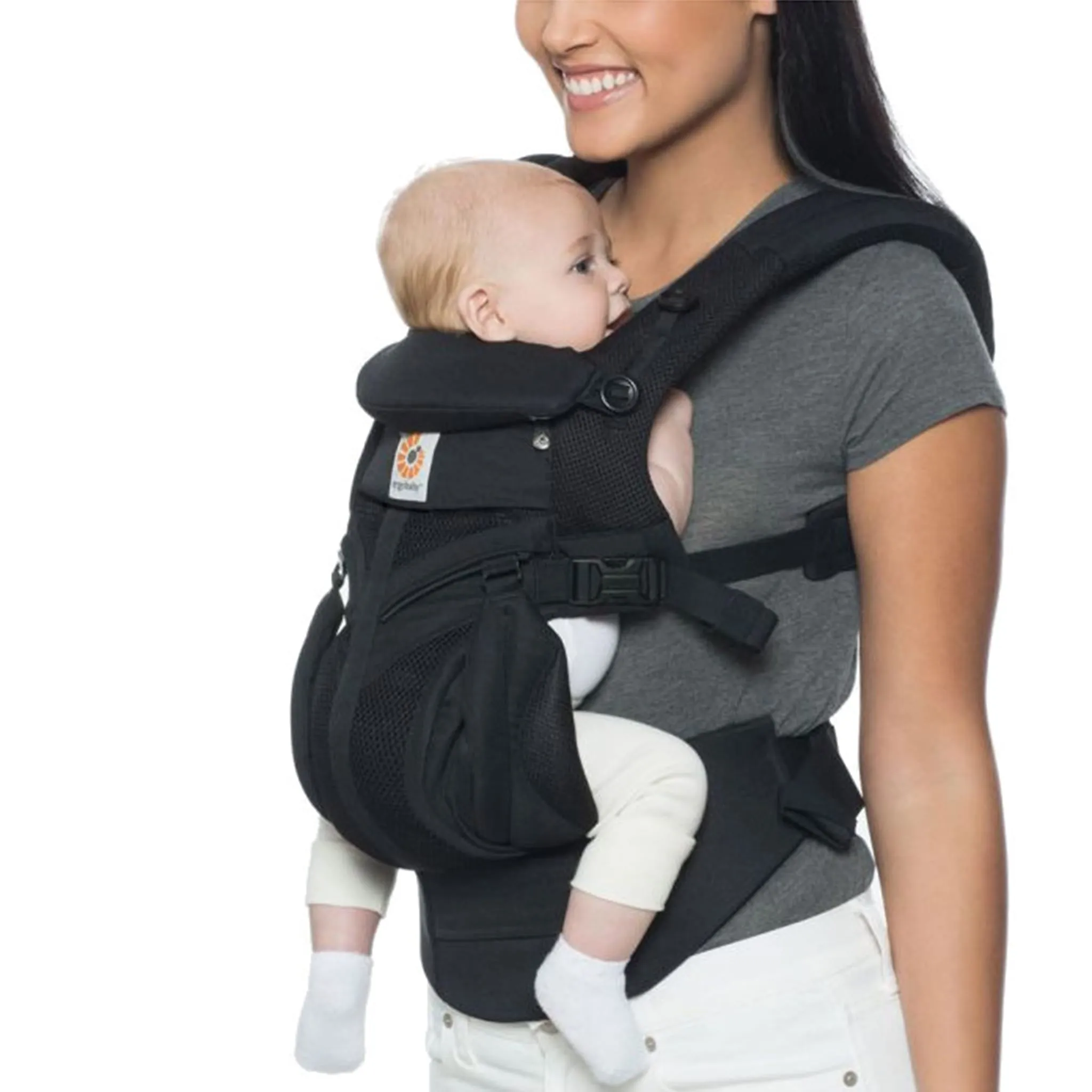 Ergobaby Porte-bébé Omni 360 Cool Air Mesh - Onyx Noir