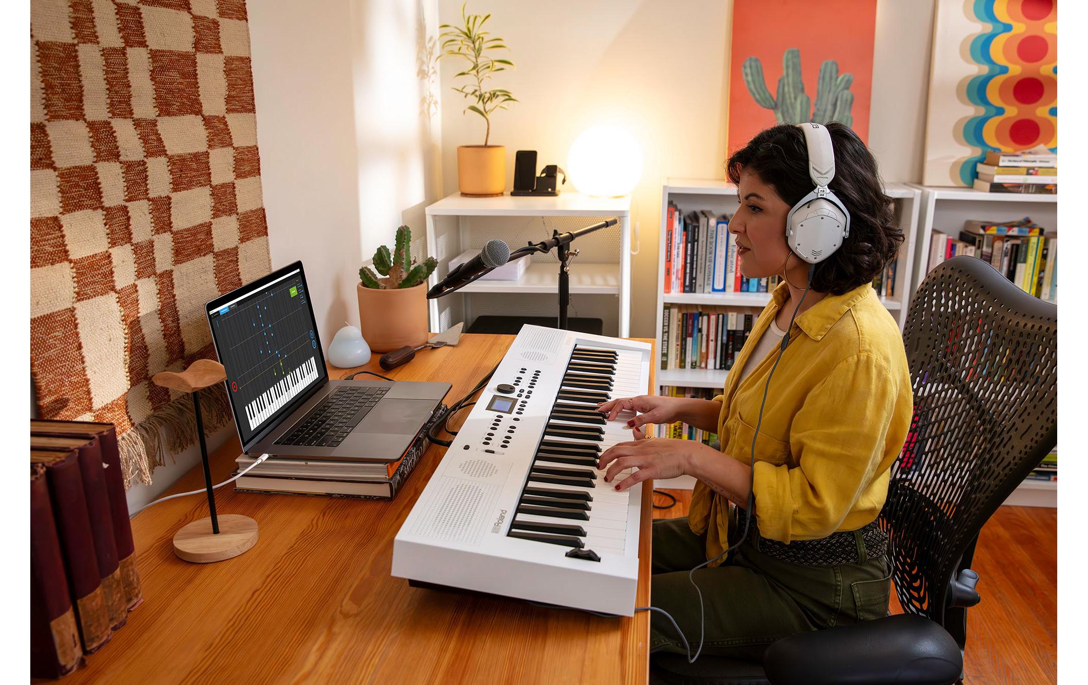 Keyboard GO:KEYS 5 Weiss<br>Keyboard mit 61 anschlagsdynamischen Tasten und Zen-Core Engine