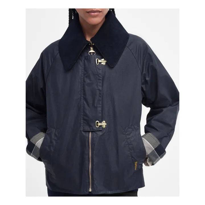Barbour Veste Drummond Wax | Bleu marine