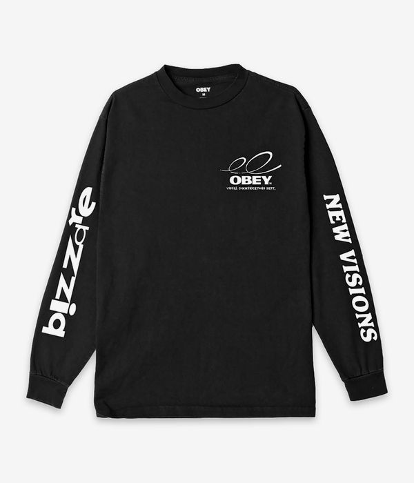 Obey Bizzar New Visions Longsleeve (pigment true vintage black) online kaufen | skatedeluxe
