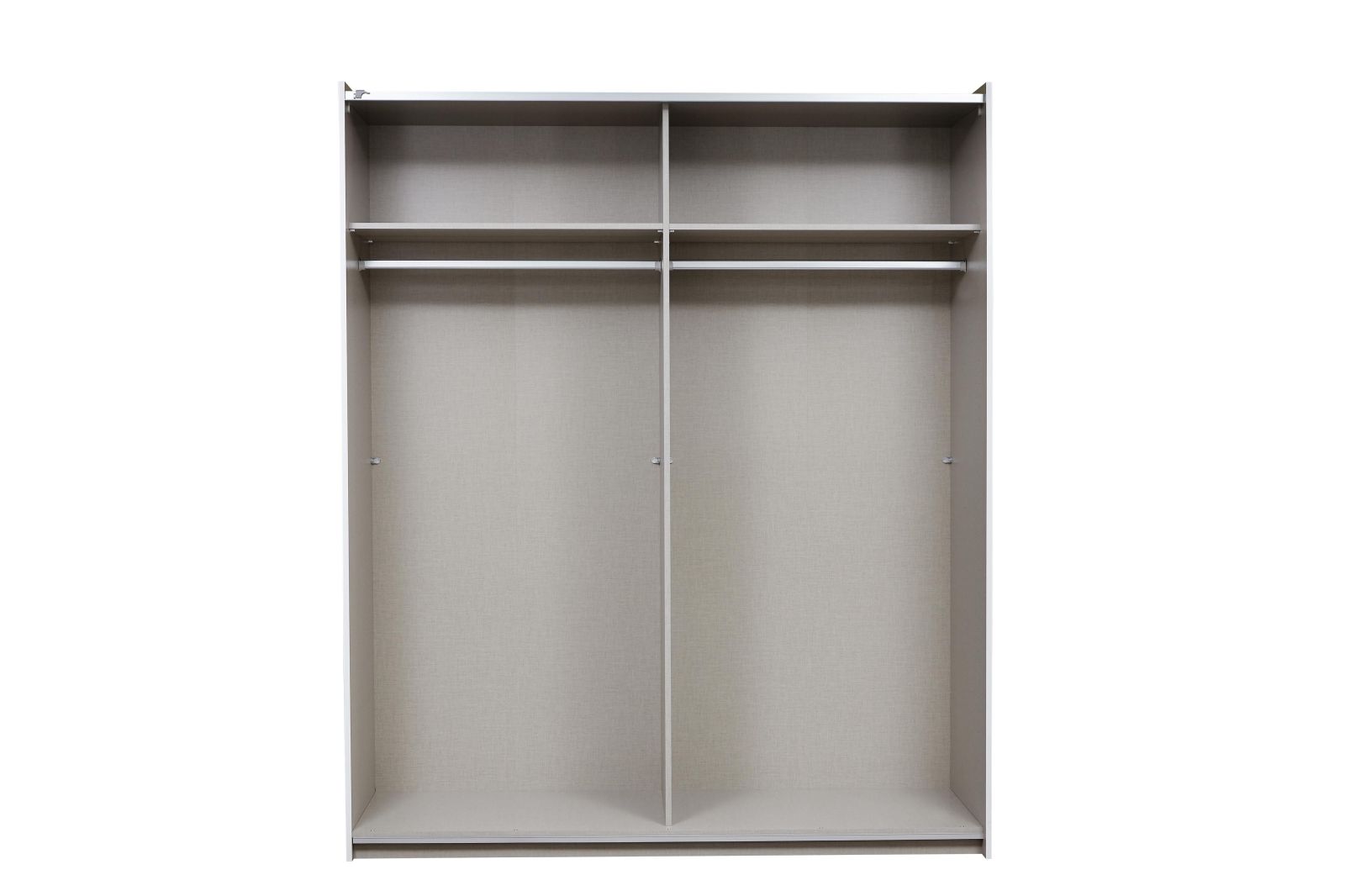 Schwebetürenschrank - alpinweiß - 2-türig - 175 cm breit