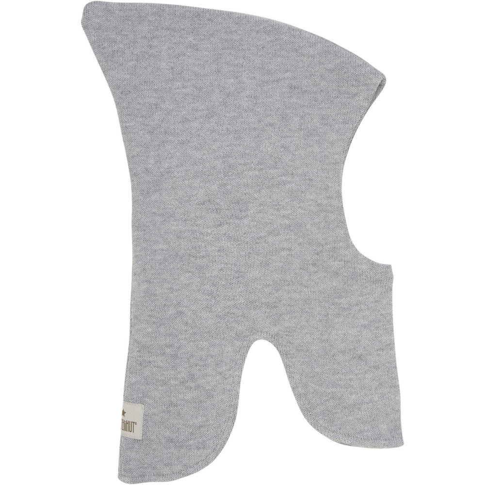 Køb Huttelihut Light Grey Melange Elefanthue Uld Strik Windstop