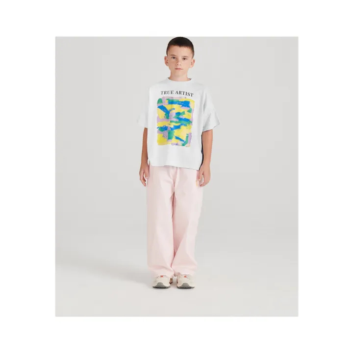 True Artist T-shirt Meadow | Blanc
