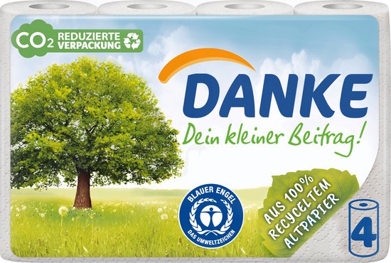 Danke Keukenpapier 3 Laags (4rol)