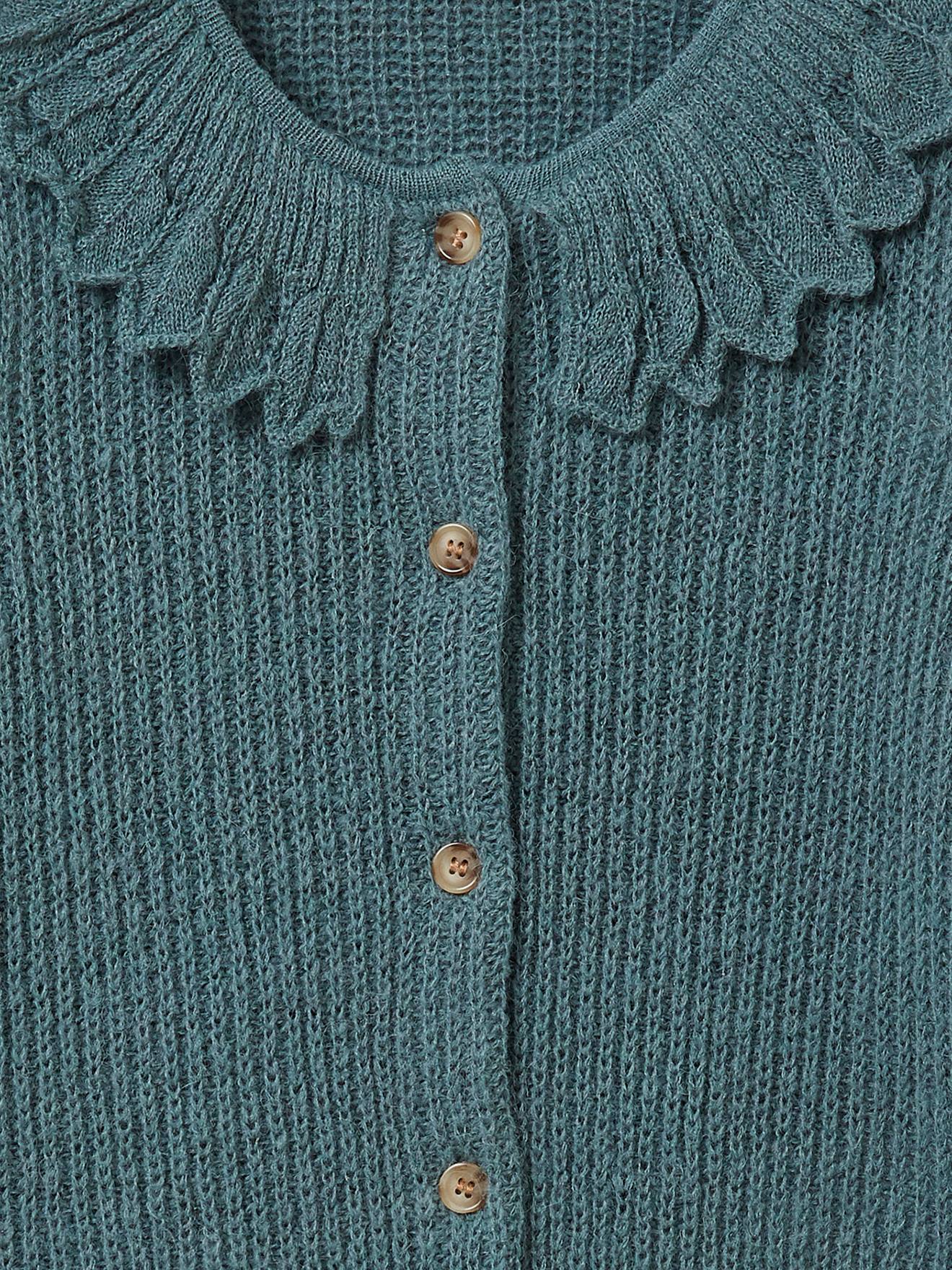 Casaquinho de gola alta para meninas