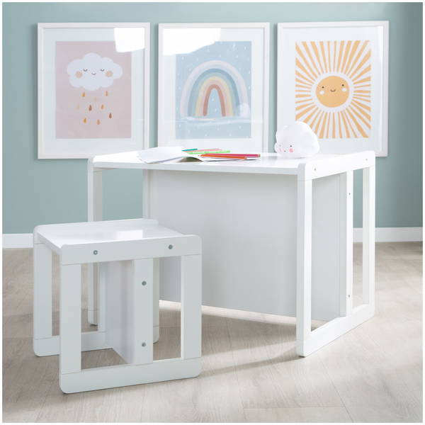 robaroba   Kindersitzgruppe 3in1 weiss