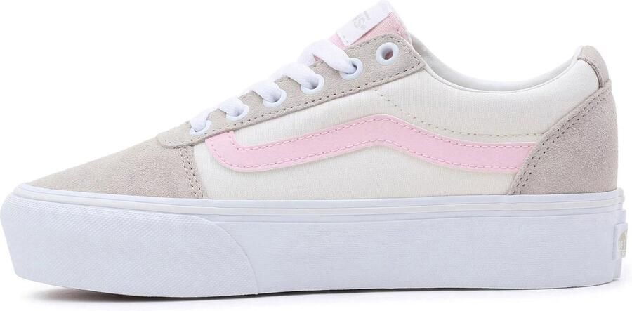 Vans Dames WM Ward Platform Color Block Beige