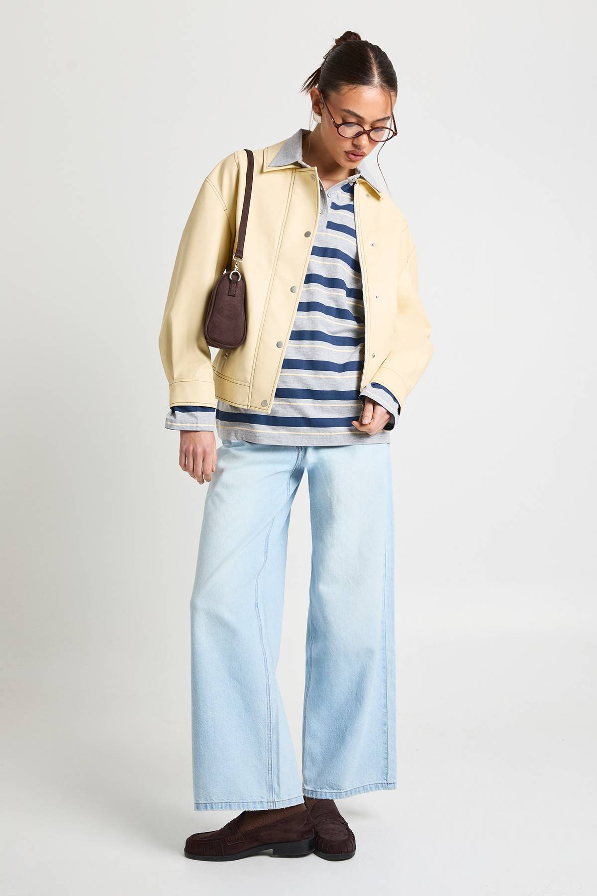 boohoo Veste En Synthétique À Surpiqûres Contrastantes