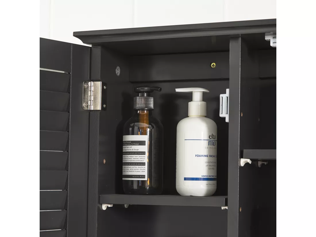Armoire Miroir Meuble Haut De Salle De Bain Armoire Suspendue Avec Porte Miroir Commode, BZr55-dg