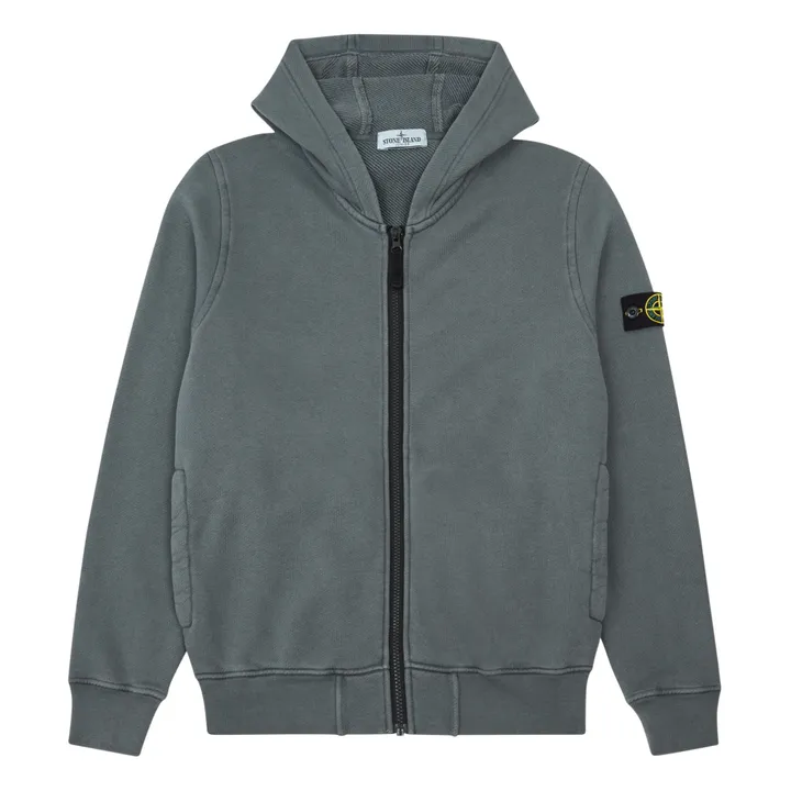 Stone Island Sweat Zippé | Bleu gris