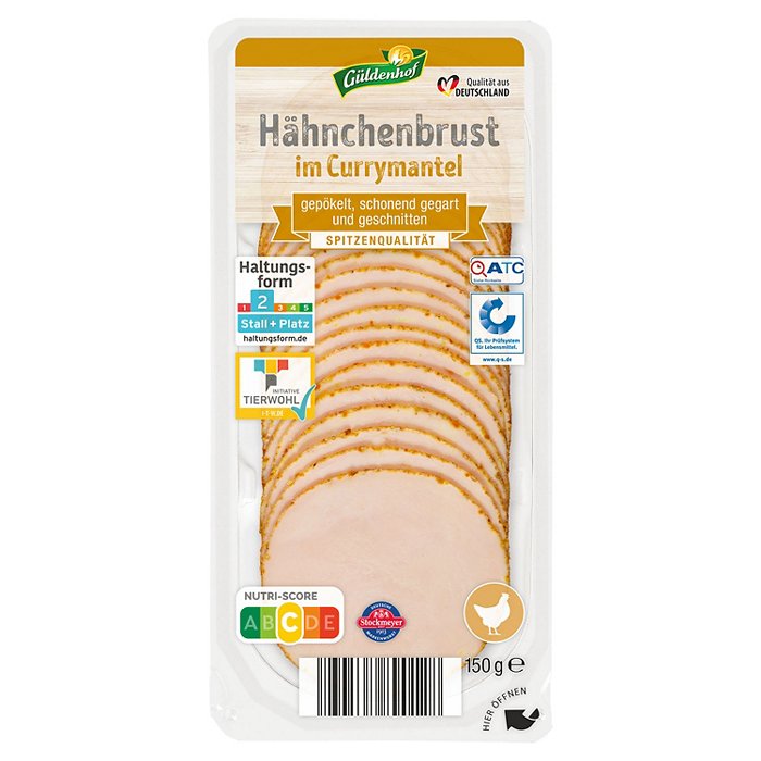 GÜLDENHOF Feiner Genuss 150 g, Hähnchenbrust-Curry