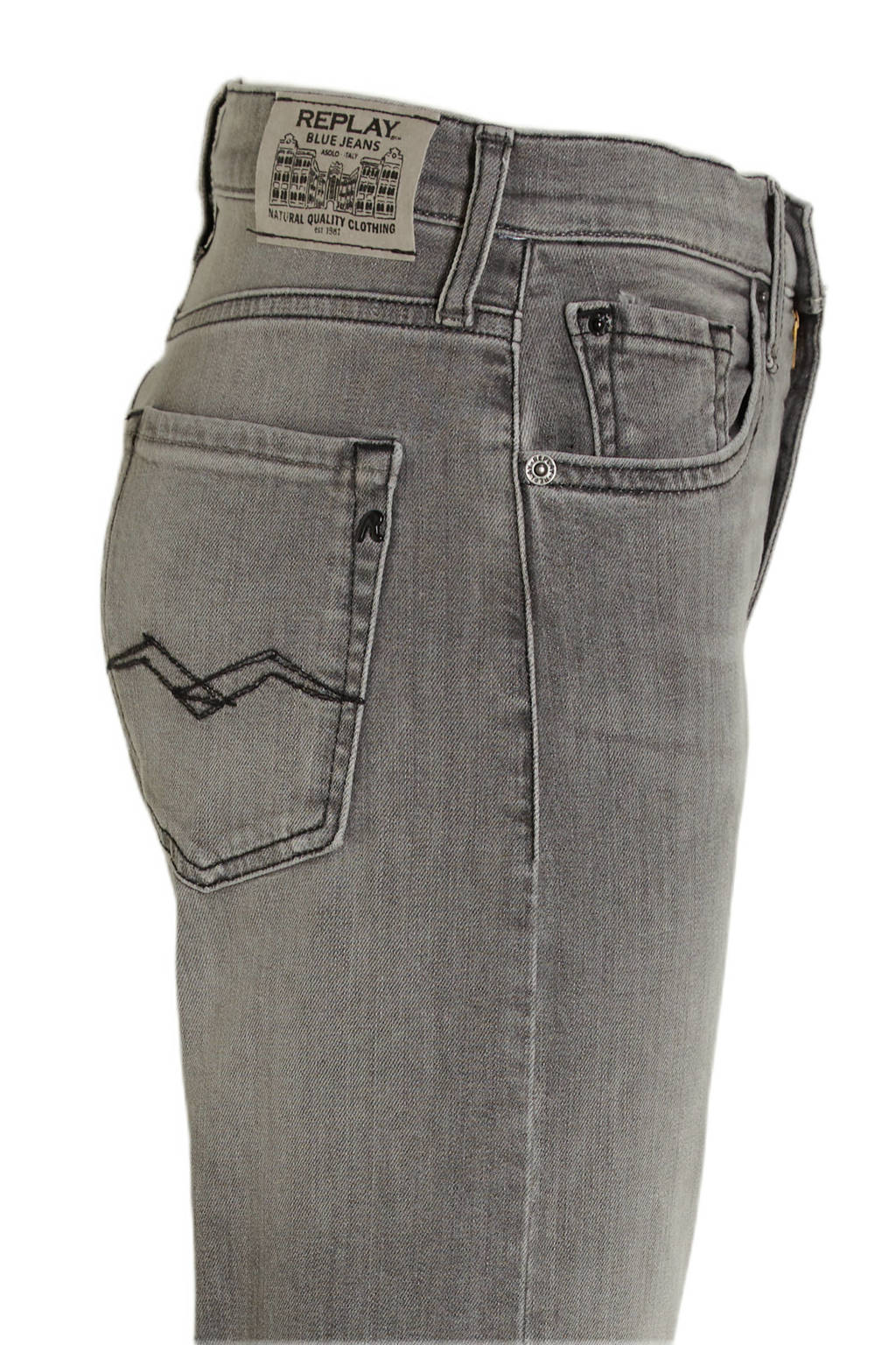 REPLAY slim fit jeans black denim
