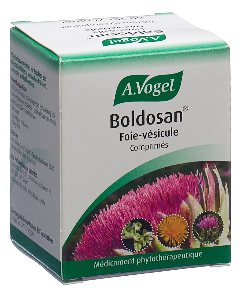 VOGEL Boldosan Leber-Galle Tabl Glas 60 Stk