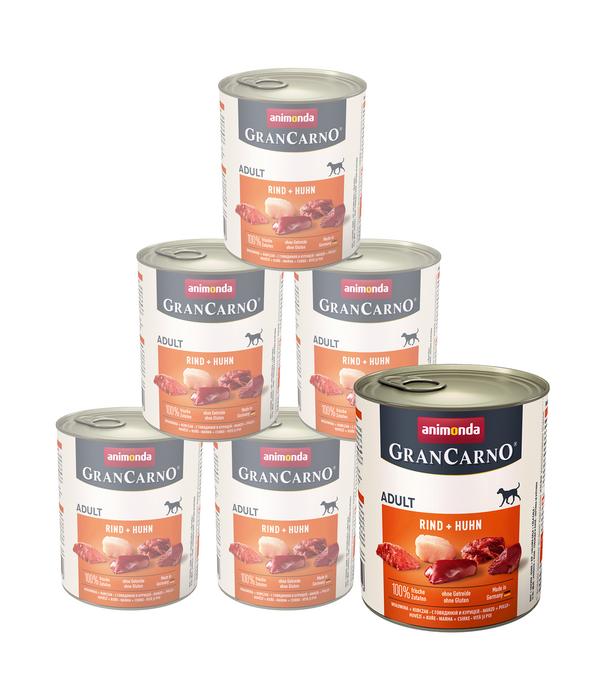 animonda GRANCARNO® Nassfutter Adult, 6 x