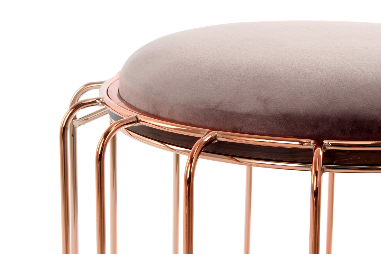 Tisch-Hocker COMFORTABLE - hellviolett-rose - Metall