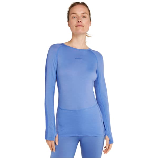 T-shirt thermique ICEBREAKER W MERINO ZONEKNIT 200 LS BAJ/BRILIANT/CB