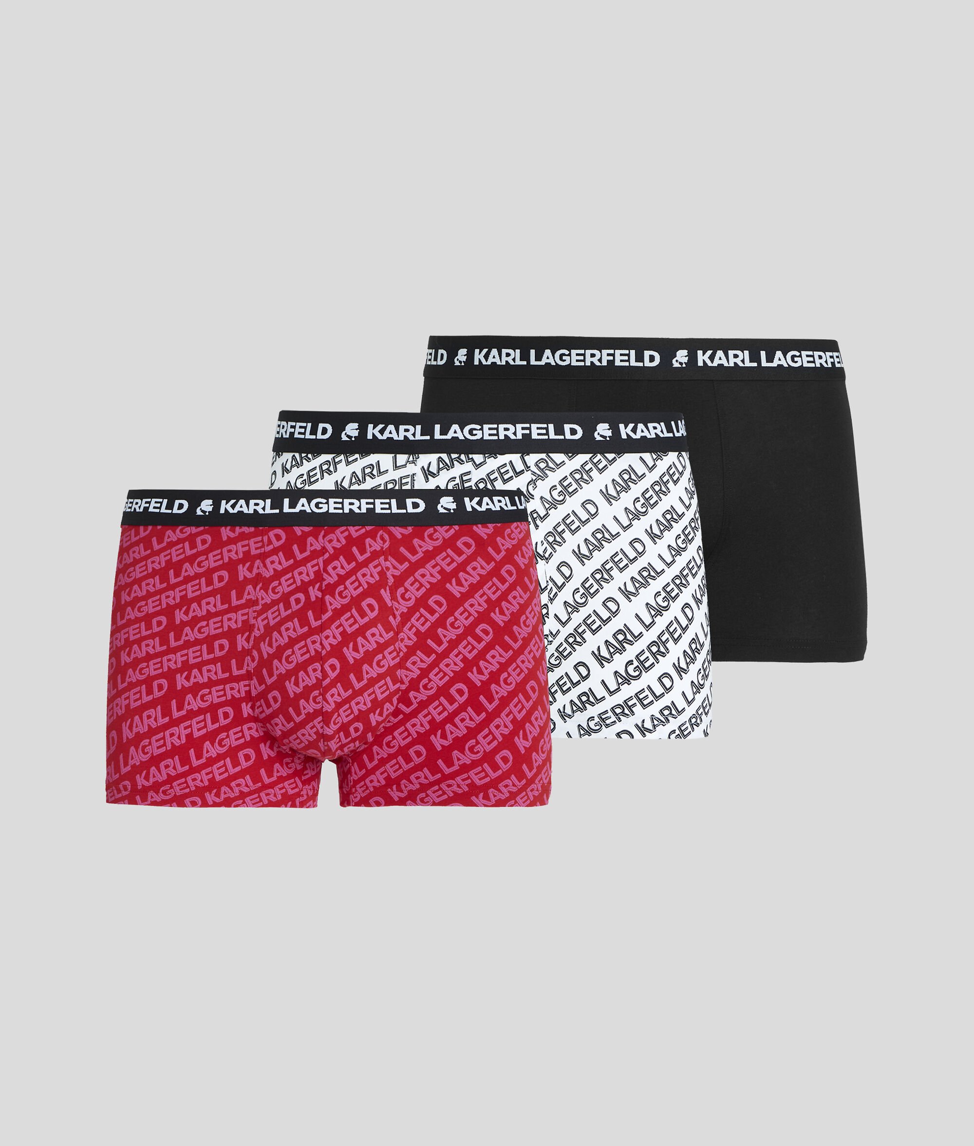 CALEÇON AVEC LOGO KARL FAÇON ALL-OVER - LOT DE 3