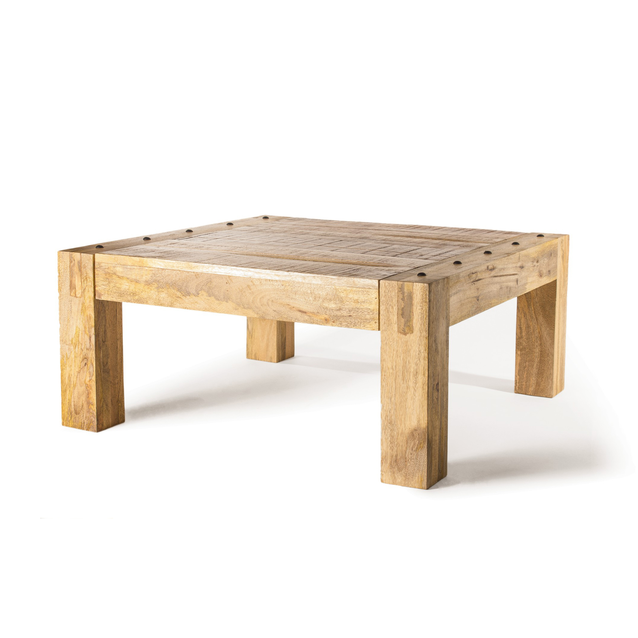 Couchtisch 'Mansfield', natur, L 90 cm, B 90 cm, H 40 cm von fischer's lagerhaus