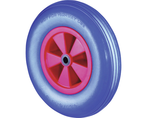 BS Roller Vervangwiel voor Kruiwagens met Lekvrije Kunststof Velg Ø 400 mm tot 200 kg