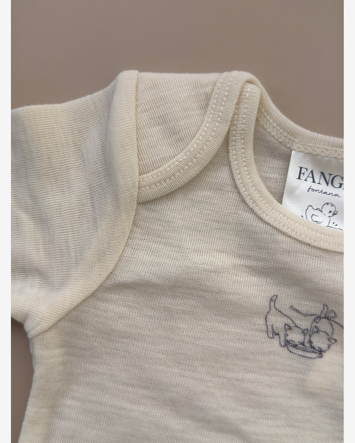 Ullbody m/ Konvolutt Hals – 100% Merino | Erba Wool LS Body