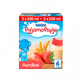 Nestle Pyjamapapje aardbeien baby pap (vanaf 6 maanden)