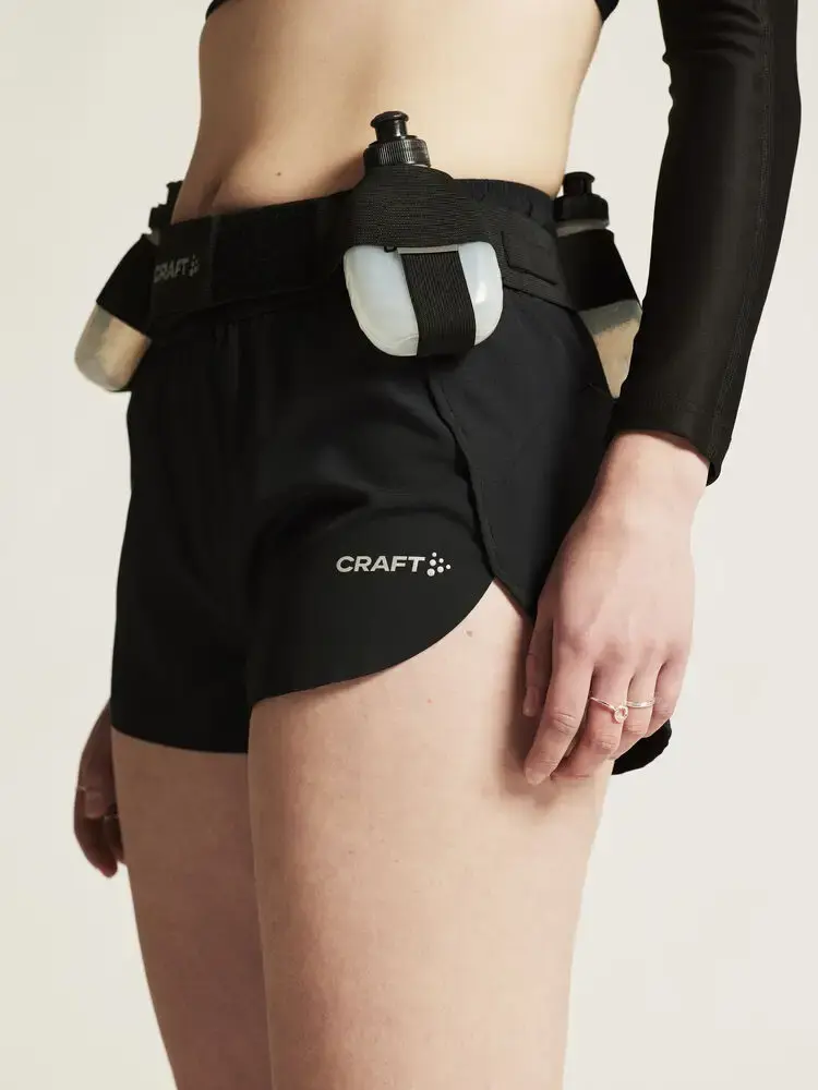 Craft ADV Essence 2 Hardloopbroek Kort Zwart Dames