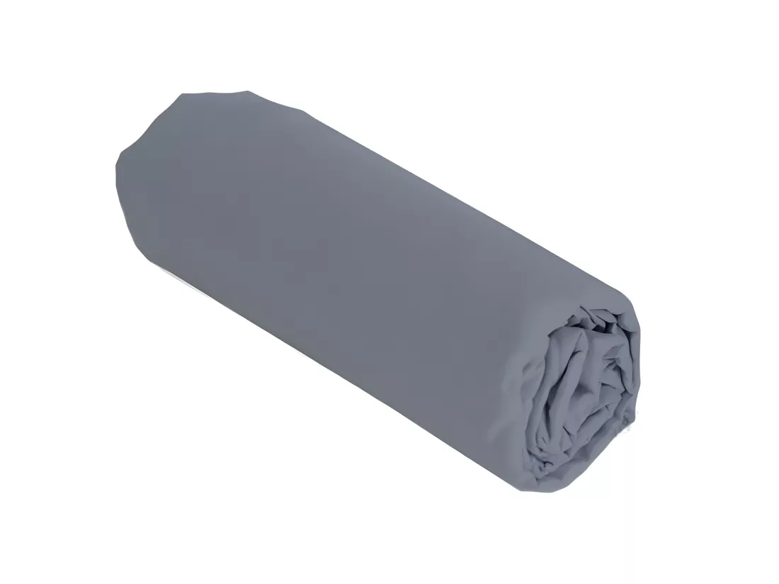 BELLECOUR LITERIE | Alèse B-SENSIBLE Gris anthracite 80x190 cm | Impermeable & Anti-acariens