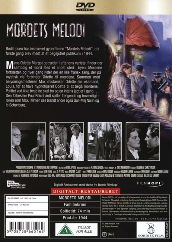 Mordets melodi (Poul Reichhardt) - DVD