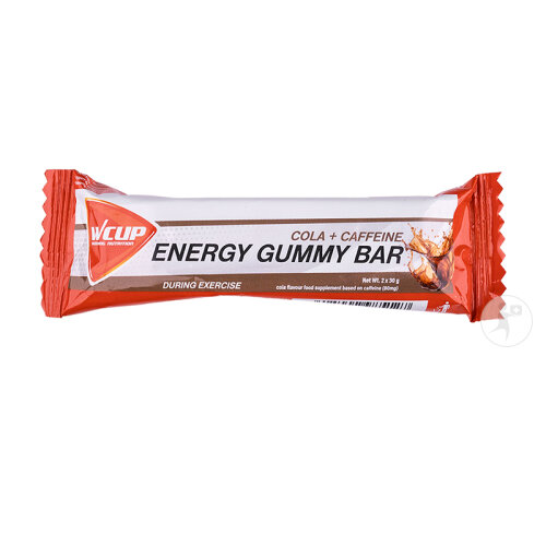 Wcup Energy Gummy Bar Cola Blast + Caffeine 60g