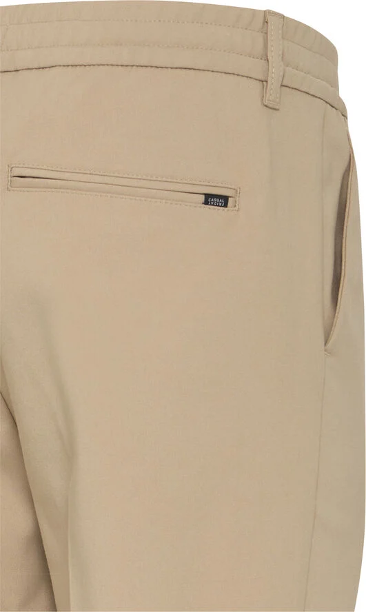 Casual Friday CFMARC performance pants with pleat Silver mink