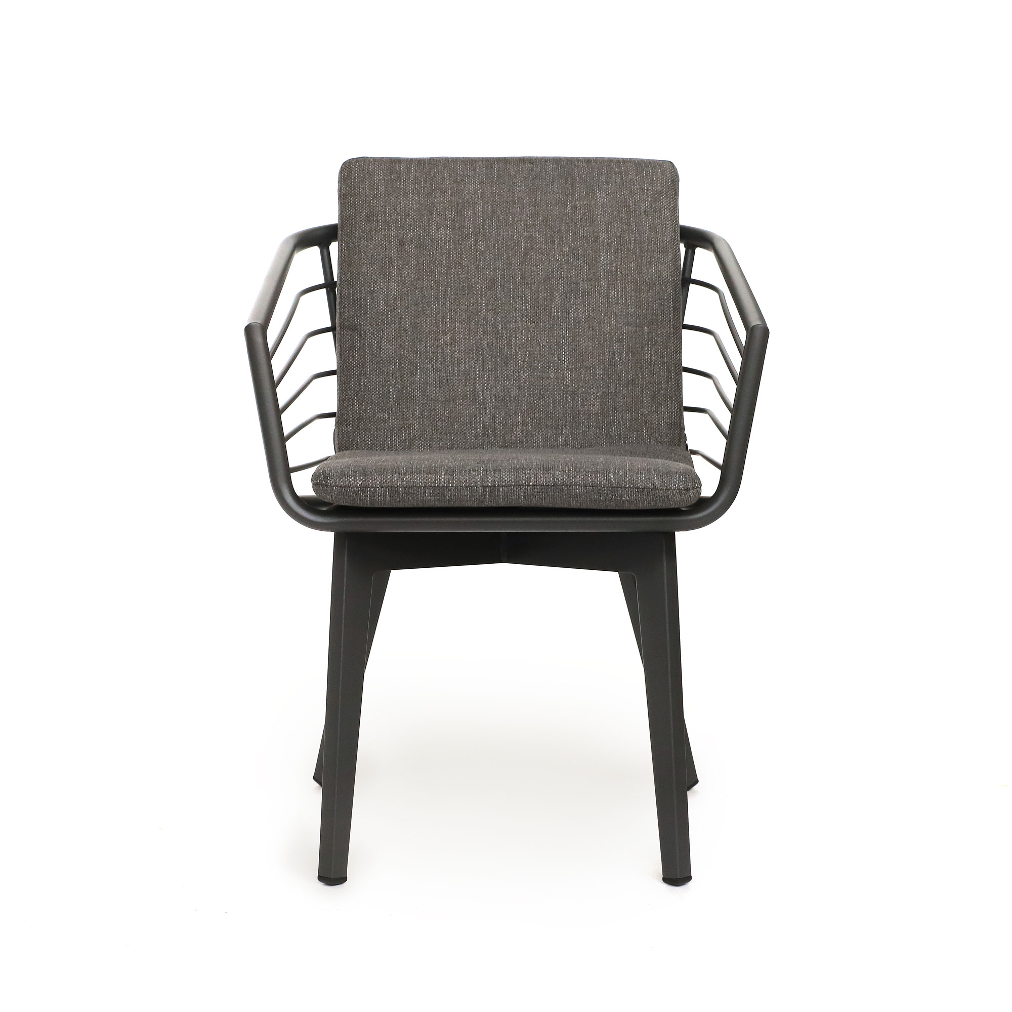 Armsessel 'Leevsen' aus Aluminium, anthrazit, B 56 cm, L 60 cm, H 76 cm günstig bestellen