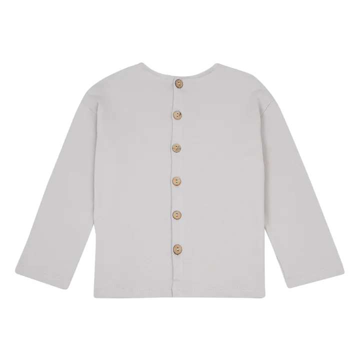 Bamboo Baby Top Oversize Coton Bio | Gris