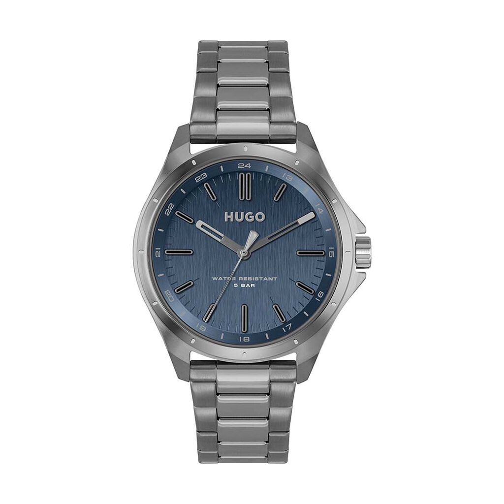 Montre Hugo Complete Bleu