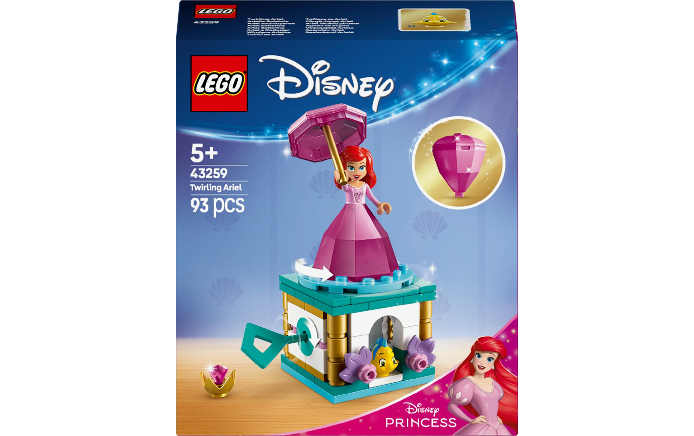 Disney Princess Arielle Spieluhr 43259Disney Bauset mit Spielfiguren Arielle und Fabius