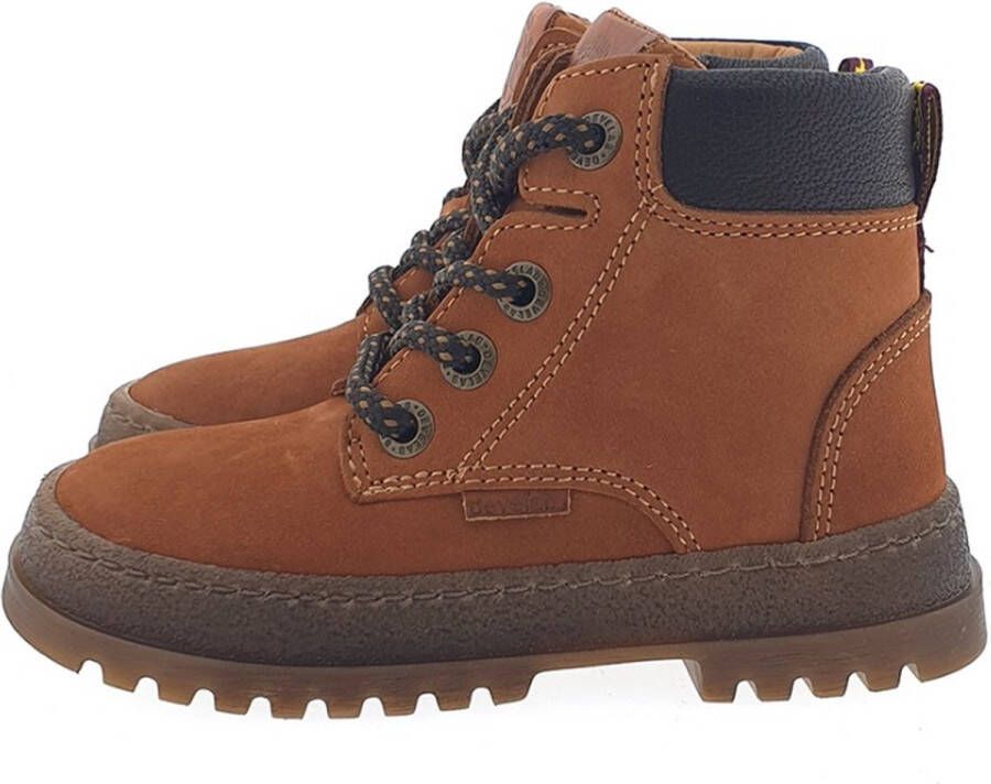 Develab 45841 Veterschoenen Jongens Kids Cognac