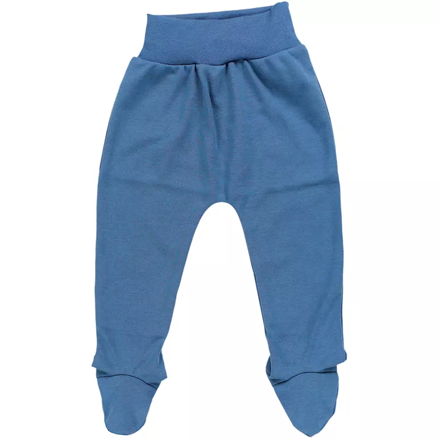 TupTam Baby Jungen Strampelhose mit Fuß 3er Pack cremehellblau