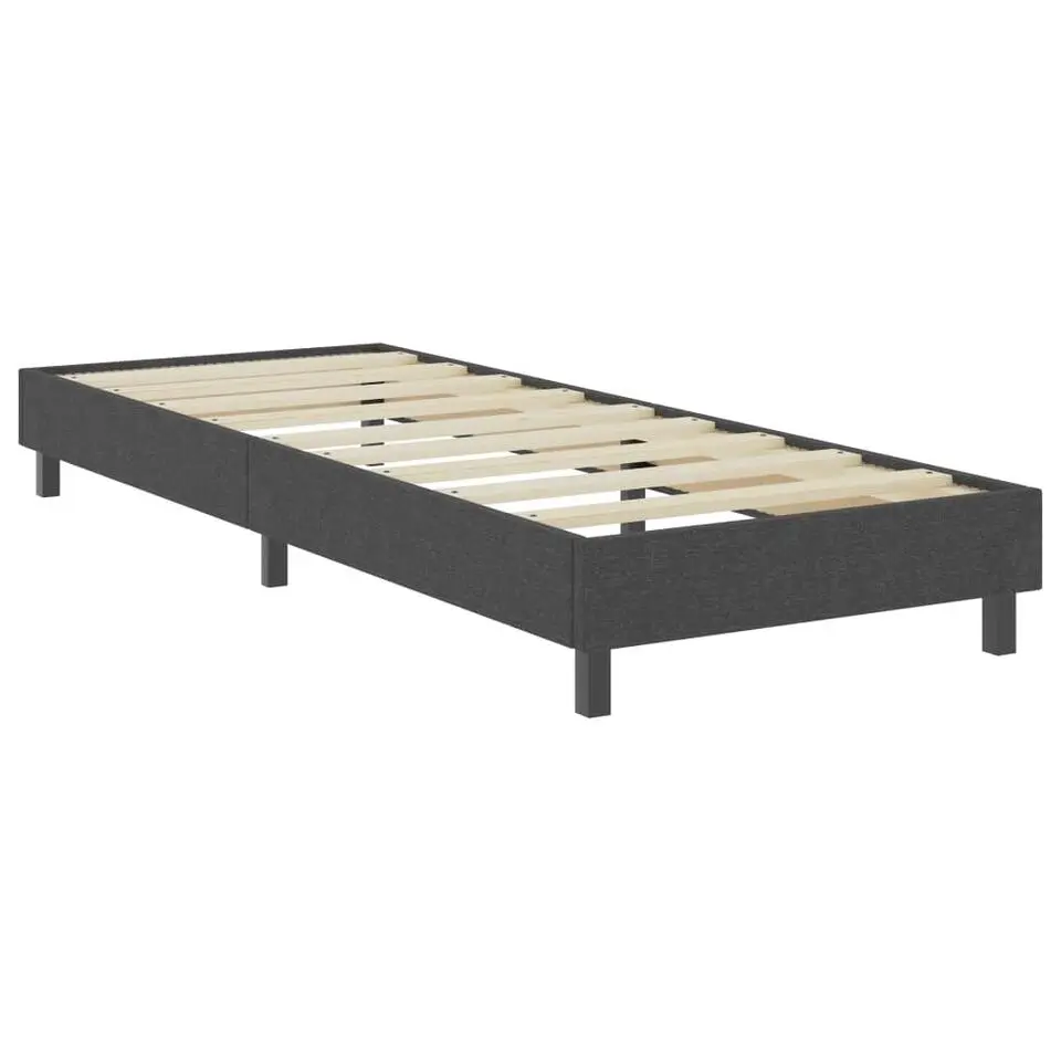 vidaXL - Eenpersoonsbed frame - Grijs - Stof - 100x200 cm