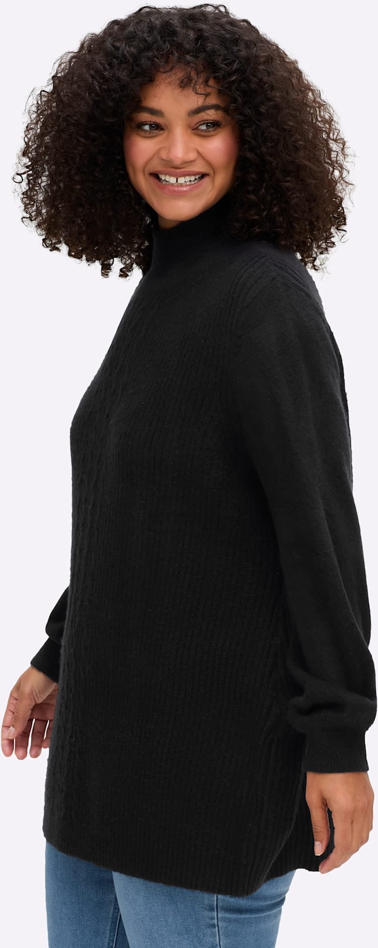 sheego by Joe Browns Stehkragenpullover »Pullover«