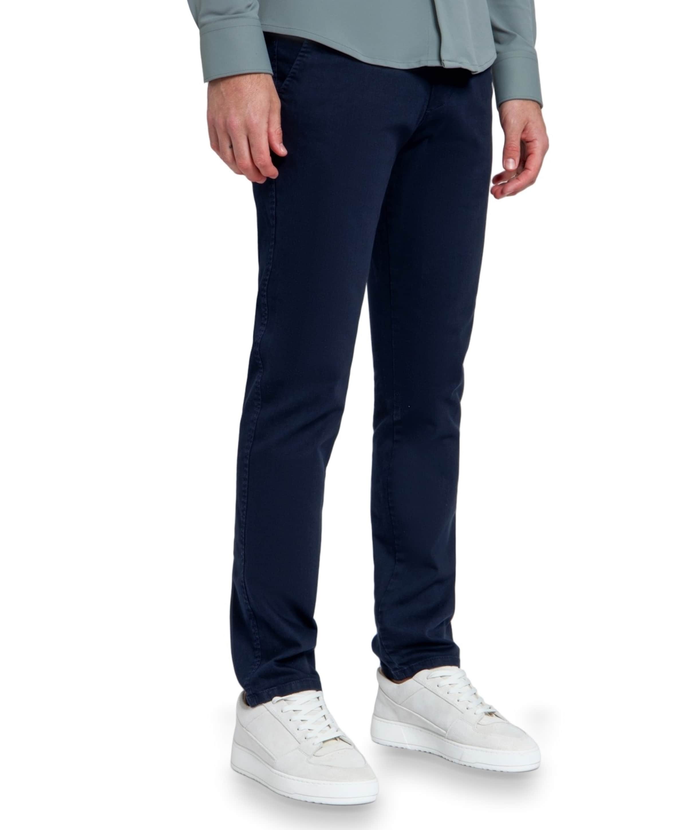 North.84 Elegance Chino Collection heren broek blauw