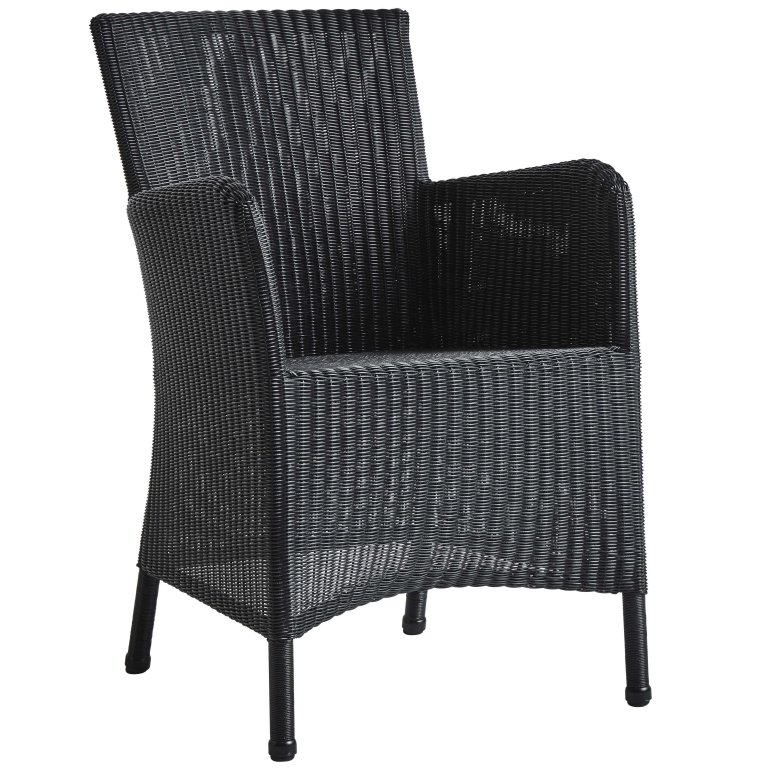 Cane-Line Hampsted tuinstoel met armleuning Black