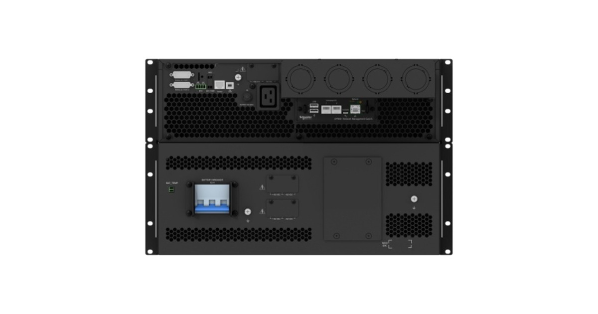 APCSmart-UPS On-Line SRTG15KXLI Noodstroomvoeding ups  (Zwart, 15kW, 230V&400V hardwired in&uit, NMC)